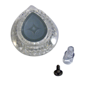 Multi-Fit Teardrop Faucet Handle for Moen in Clear Acrylic