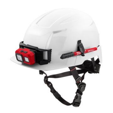 Milwaukee BOLT™ White Front Brim Safety Helmet (USA) - Type 2, Class E