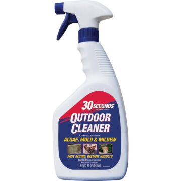 30 seconds Outdoor Cleaner 1 Qt. Ready To Use Trigger Spray Algae, Mold & Mildew Stain Remover