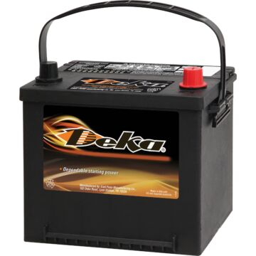 Deka Premium 12-Volt 540 CCA Generator/Automotive Battery, Top Post Right Front Positive Terminal