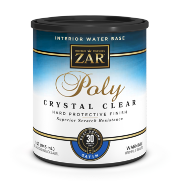 SATIN - ZAR INT WATERBASE POLY CRYSTAL CLEAR