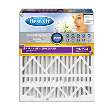 20 in 25 in 4 in Pleated Air Filter