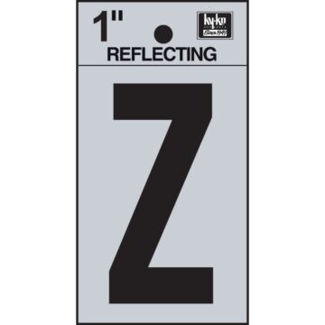 Hy-Ko Vinyl 1 In. Reflective Adhesive Letter, Z