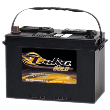 Deka 12 V Tapered Post 710 Flooded Automotive Battery