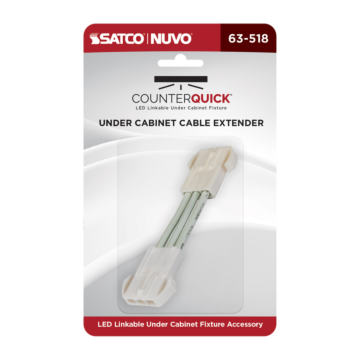 Satco Under Cabinet LED Linkable Cable Extender