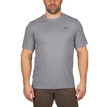 Milwaukee WORKSKIN™ Lightweight Performance Shirt - Short Sleeve - Gray