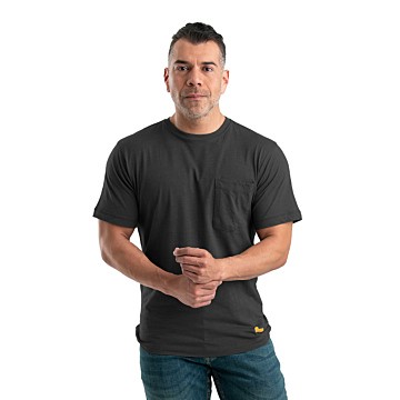 Performance Short Sleeve Pocket Tee (Black)