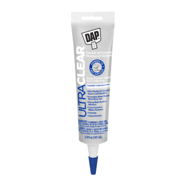 DAP Ultra Clear All Purpose Sealant, Crystal Clear, 5 Oz