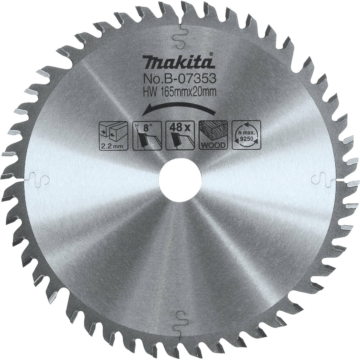 Makita 6-1/2" 48T Carbide-Tipped Plunge Saw Blade