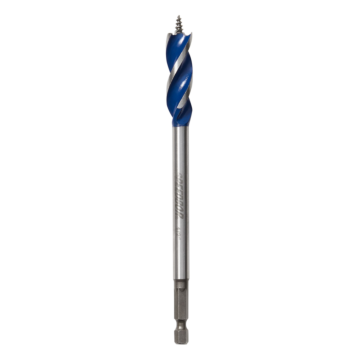IRWIN Speedbor Tri Flute Wood Drill Bit 1/2" X 6"(