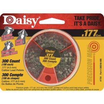 Daisy Dial-A-Pellet .177 Cal. Pellet Ammunition (300-Pack)