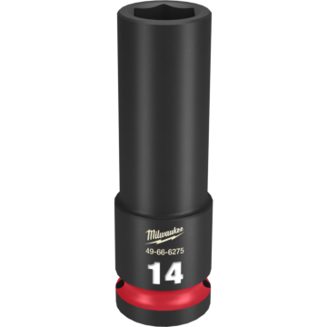 Milwaukee SHOCKWAVE™ Impact Duty 1/2" Drive 14MM Deep 6 Point Socket