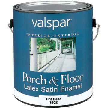 Valspar 1 Gal. Tint Base Self Priming Latex Satin Porch & Floor Enamel
