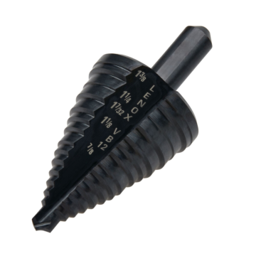 LENOX Step Drill Bit, 7/8-Inch To 1-3/8-Inch with 3/8-Inch Shank