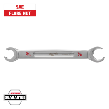 Milwaukee 3/4" X 7/8" Double End Flare Nut Wrench