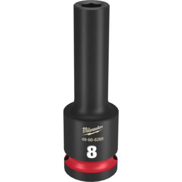 Milwaukee SHOCKWAVE™ Impact Duty 1/2" Drive 8MM Deep 6 Point Socket