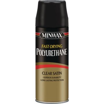 Minwax Satin Clear Spray Polyurethane, 11.5 Oz.