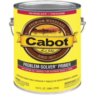 Cabot Problem-Solver White Exterior Primer, 1 Gal.