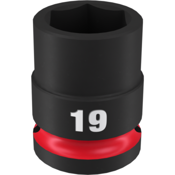 Milwaukee SHOCKWAVE™ Impact Duty 1/2" Drive 19MM Standard 6 Point Socket