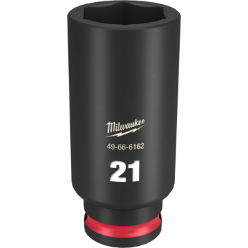 Milwaukee SHOCKWAVE™ Impact Duty 3/8" Drive 21MM Deep 6 Point Socket
