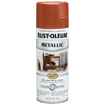 Stops Rust® Spray Paint and Rust Prevention - Metallic Spray Paint - 11 oz. Spray - Copper
