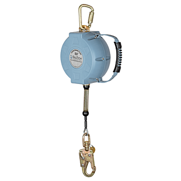 FallTech® Contractor C SRL with 50' Galvanized Cable and Anchorage Carabiner