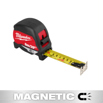 Milwaukee 8m/26ft Magnetic Tape Measure