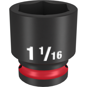 Milwaukee SHOCKWAVE™ Impact Duty 1/2" Drive 1-1/16" Standard 6 Point Socket