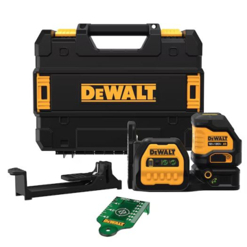 Dewalt DEWALT 20V MAX* XR Cordless Cross Line Green Laser (Tool Only)