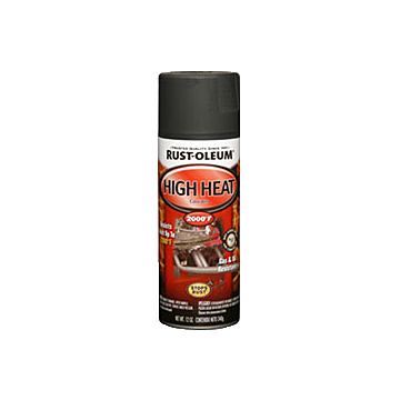 Automotive - High Heat - 12 oz. Spray - Flat Black