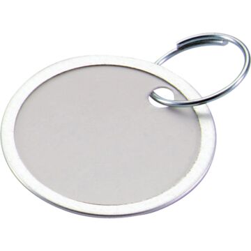 Lucky Line 1-1/4 In. Metal-Rimmed Paper Key Tag with Ring, (25-Pack)