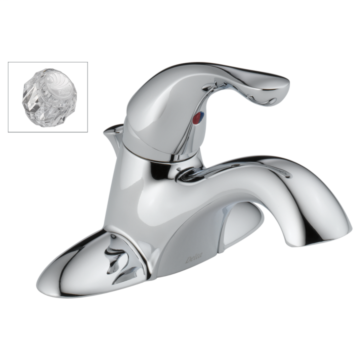 Single Handle Centerset Bathroom Faucet - Chrome