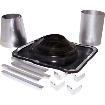 SELKIRK 5 to 8 In. Galvanized w/EDPM Roof Pipe Flashing Boot Kit