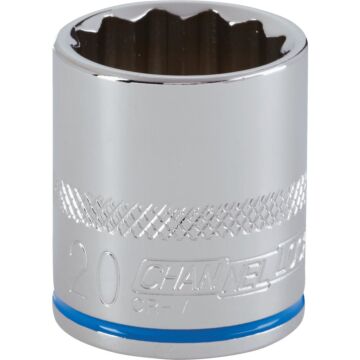 Channellock 3/8 In. Drive 20 mm 12-Point Shallow Metric Socket