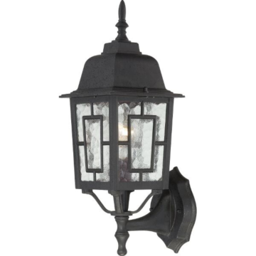 Banyan - 1 Light - 17" Outdoor Wall with Clear Water Glass, Color retail packaging