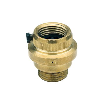 3/4 In Brass Hose Connection Vacuum Breaker Backflow Preventer, Freeze Relief, Chrome Finish