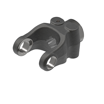 44 series yoke with 1 3/8-6 spline bore and quick disconnect connection
