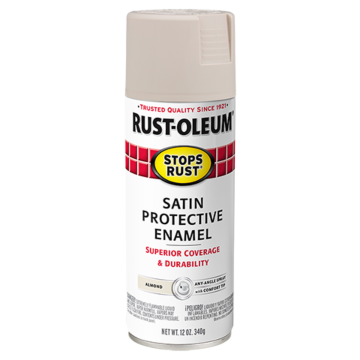 Stops Rust® Spray Paint and Rust Prevention - Protective Enamel Spray Paint - 12 oz. Spray - Satin Almond
