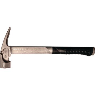 BOSS Hammer Pro Series 14 Oz. Smooth-Face Framing Hammer with Titanium Handle