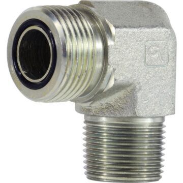 ORFS to Pipe Elbow 90° MOFS x MPT