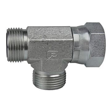 ORFS to ORFS Swivel Run Tee