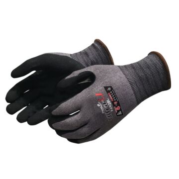 Ultra-U™ ANSI A6 Sandy Nitrile Cut Resistant Gloves (Black)