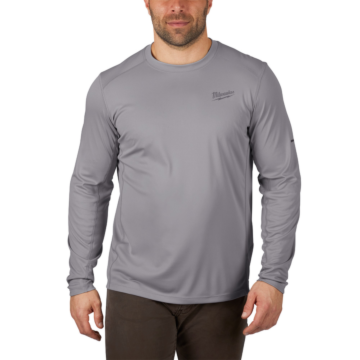 Milwaukee WORKSKIN™ Lightweight Performance Shirt - Long Sleeve - Gray