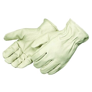 Pigskin Leather Drivers Gloves (Beige)