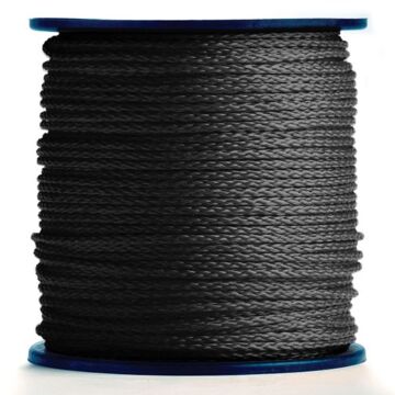 Polypropylene Hollow Braid Rope (Black) 