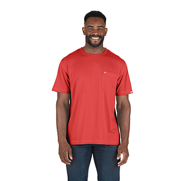 Performance Short Sleeve Pocket Tee (Red)