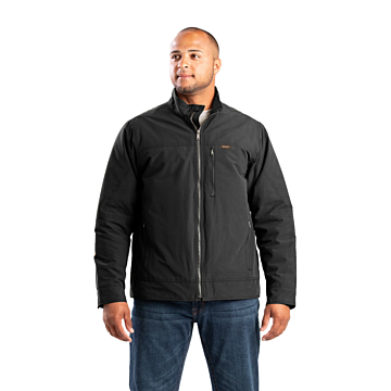 Men's Quilt-Lined Micro-Duck Jacket (Black)