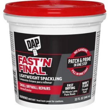 Fast 'N Final Lightweight Spackling