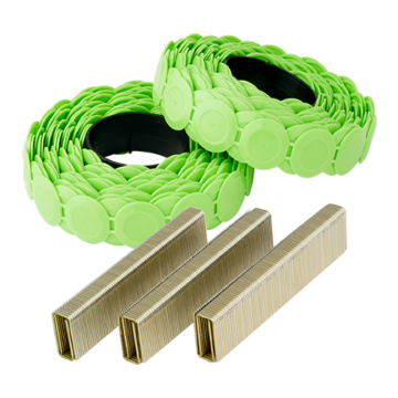 Galvanized 18 ga. Cap Staple Pack (2000pk)