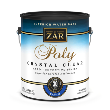 Interior Water Base Poly (Crystal Clear - Satin)